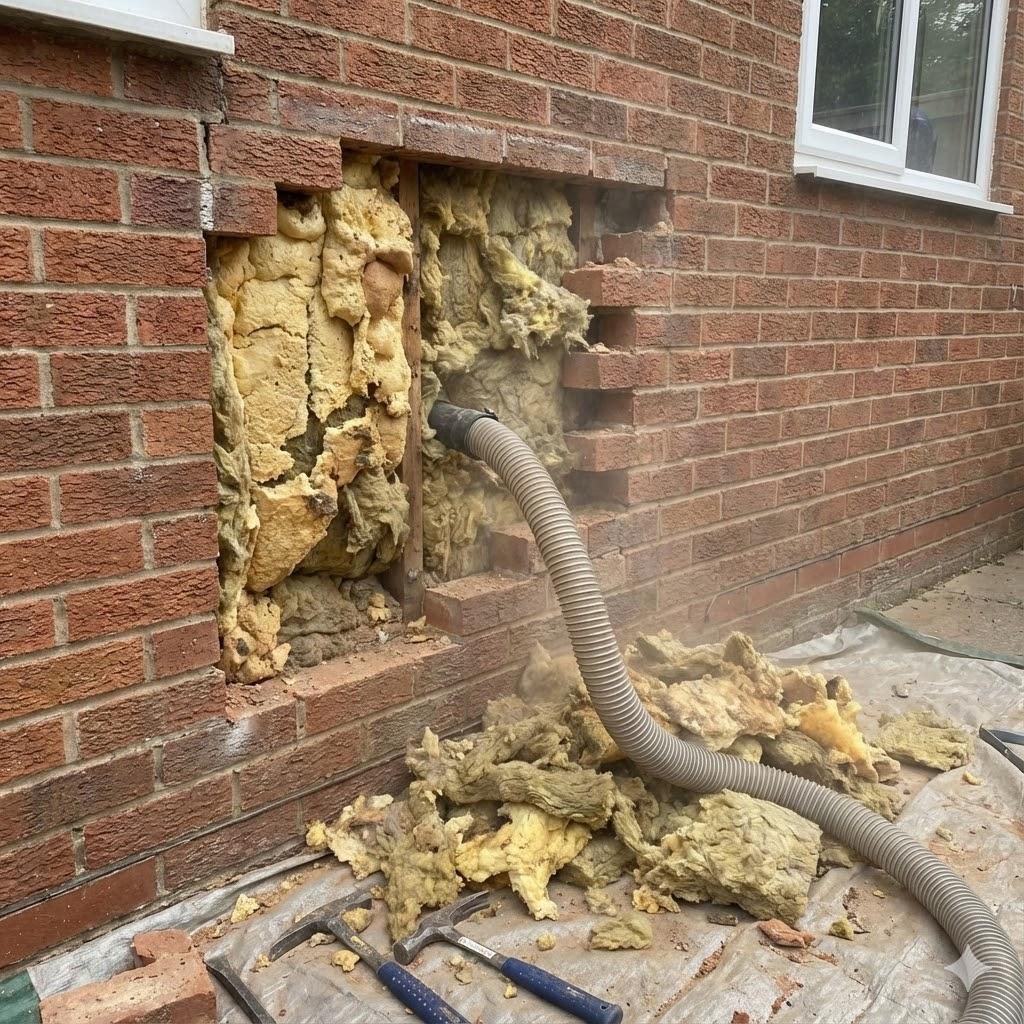 Cavity Wall Insulation Removal